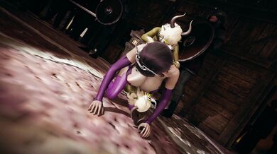 The innocent Russian girl Olga couldn't resist the temptation of having wild public sex with her kinky lover, Kuroi.