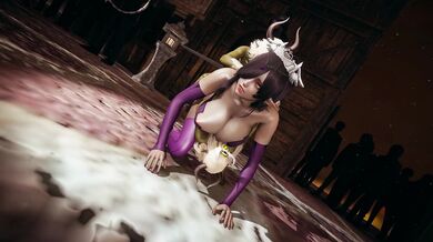 The innocent Russian girl Olga couldn't resist the temptation of having wild public sex with her kinky lover, Kuroi.