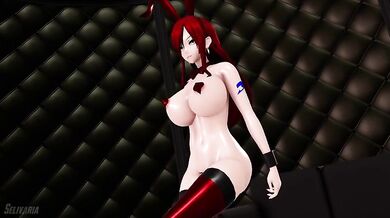 Want to see Erza Scarlet and Queen from Cardcaptor Sakura together in an MMD video?