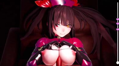 "Mouthful of Cum: A Taste of Tokisaki, Kurumi's Paizuri Swallow"