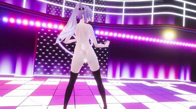 "【MMD-R18】Pink Cat (Keqing)"