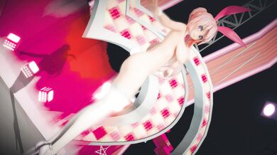 "Megurine Luka Dancing to the Tune of Booo (000MMD)"