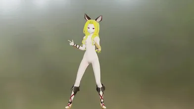 "Sexy Scathacha and her Naked Pokemon Dance in NSFW 3D with Blonde Hair"