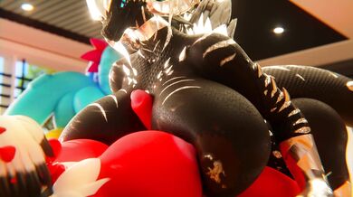 'Busty Yukis Showcase their Sexuality in the Weight Room[Xazter3D]'