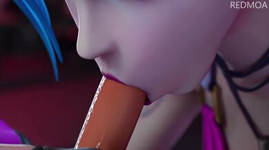 '"Sexy Girl Gets Cumshot in the Mouth"