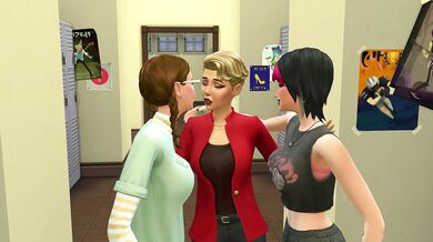 "Simmery Quickie - The Principal's Three Way"