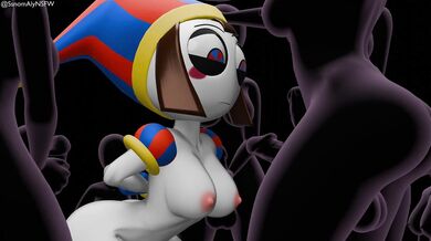 [ssnomALy] Pomni and the Basement Creatures - Scene 1/?.