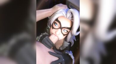"Sexy Vixen in 3D - Black Cat's Naughty Night"
