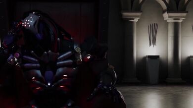 Ramattra, the dominating demon, humiliates and degrades Juno, his submissive slave