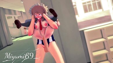 'The Ultimate Blowjob: Bakugo's Full Nelson F*cks Ochako!'