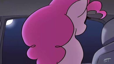 'Tail-Swallowing Tales: When Pinkie Pie Rode a Human Stallion'