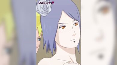 'Sexy Naked Naruto and Konan Fucking Each Other in the Forest'
