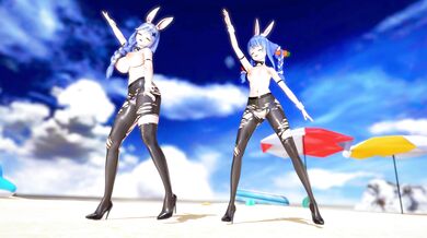 "Watch as beautiful women dance in their underwear, enticing the audience with their seductive moves!"