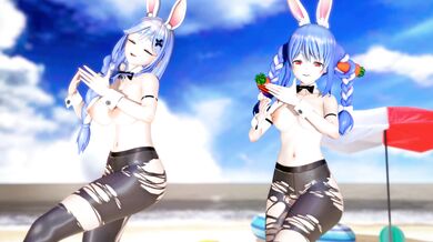 "Watch as beautiful women dance in their underwear, enticing the audience with their seductive moves!"