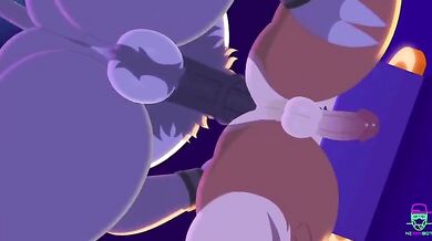 "Unbridled Passion as the Cowgirl Rides the Stallion Hard in the Barn"