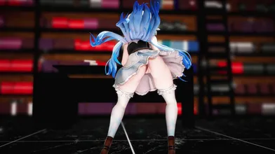 'Sexy Lamy and Yukihana Dance with Ghost in a Haunted Mansion (000MMD)'