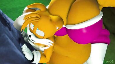 'The Ultimate Hentai Fuck: Double Anal Penetration with Rouge and Tails from Behind'