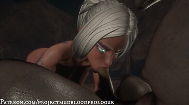 "A Nymphomaniac's Journey: The Mudblood Chronicles - Version 1.0.7.2.3.9.5, Animated."