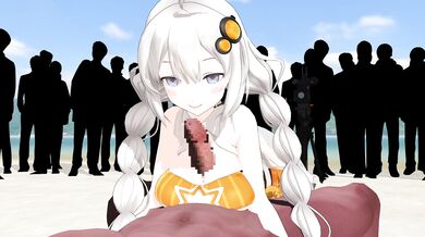 "The Bound Love at the Beach: Paizuri Passion"