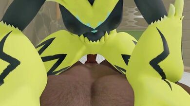 "Ana's Tale of Taming the Unbridled Beast: Zeraora by Kehveli"