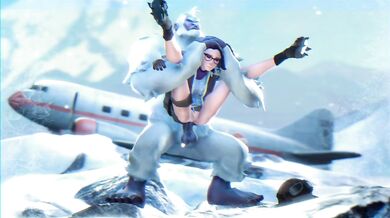 Watch as Miss Pauling gets a full Nelson by a Yeti, in a Froggy Sfm production!