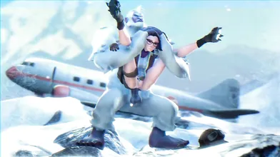 Watch as Miss Pauling gets a full Nelson by a Yeti, in a Froggy Sfm production!