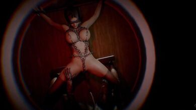 A sexy young girl is being for*ced to have sex with a group of monsters in a dark alleyway, as she struggles to get free from their grasp.