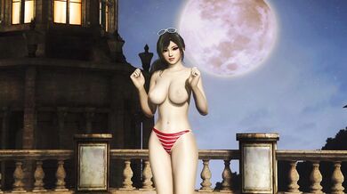 Sexy Kasumi Strips in the Shower