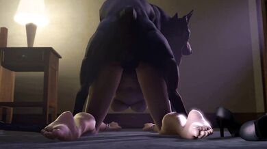 Youre watching a hentai PORN video of Rebecca Chang fucking a dog with a mysterious user name, Noname55