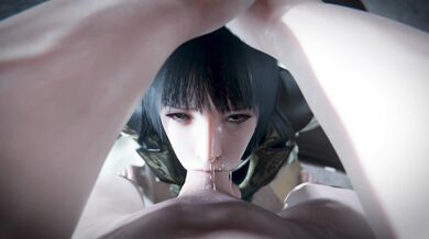 Gentiana Gets a Blowjob by Her Initial