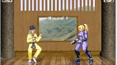 Mega Mans Milking Adventure - Battle with Samus Aran