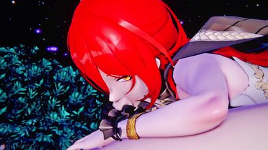 Hentai BJ with Himeko in HD quality 4K and 1280p resolution, featuring realistic 3D animation with a secret twist