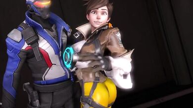 Breakfast Blowout! Tracer gets her Overwatch overrun by a busted ball-kneed villain