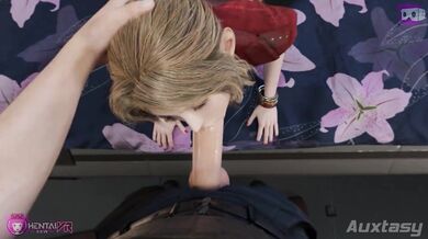 Final Fantasy Tits and Cocks: Aeriths Blowjob Adventure
