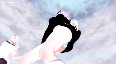 [MMD] [KiLLER LADY] [Kaguya Shinomiya] [Kei Shirogane], [Chika Fujiwara], [Ai Hayasaka] Confess to Kaguya-sama!