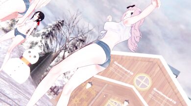 [MMD] [KiLLER LADY] [Kaguya Shinomiya] [Kei Shirogane], [Chika Fujiwara], [Ai Hayasaka] Confess to Kaguya-sama!