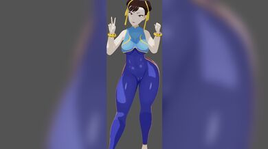 BIG BREASTED STRIPTEASE SPY MISSION WITH CHUN-LI, FAMILY STYLE!