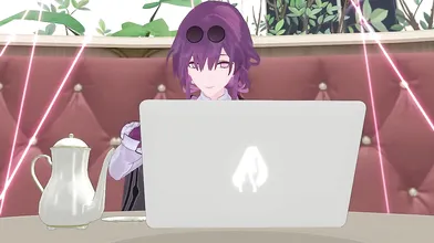 Honkai: Star Rail - Kafka milking a cow [1080p]