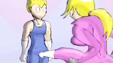 Pantyless Damage Duo: Junk Vs Guts: Nina Anna Crotch Kicks From 1 To 73