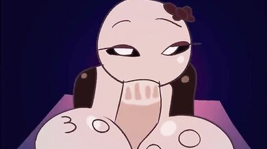 Busty Bank Teller Gives a Tit-Job to Her Lucky Customer