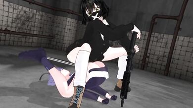 Bossy Biker Chick and Her Thug Lover, a Tale of Hentai Dominance and Submission (MMF)