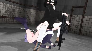 Bossy Biker Chick and Her Thug Lover, a Tale of Hentai Dominance and Submission (MMF)