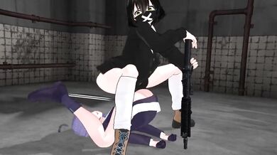 Bossy Biker Chick and Her Thug Lover, a Tale of Hentai Dominance and Submission (MMF)