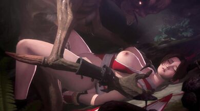 Ridiculously Endowed Demoness Seduces Innocent Maiden