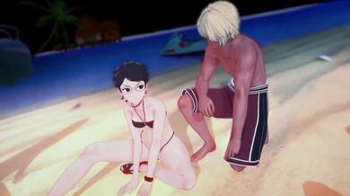 Awakening of Desire - A Sensual Journey with a Mysterious Stranger in a Hot Spring