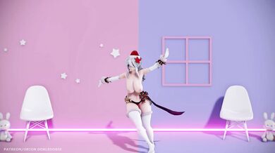 MMD HAKU Christmas - Cute Medley R-18