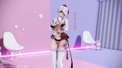 MMD HAKU Christmas - Cute Medley R-18