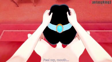 Aladdin and Princess Jasmine (fantasyking3)