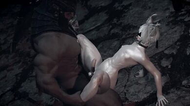 when your seven-foot Orc lover finally gets his massive member in your bum and you both explode with pleasure