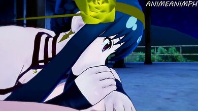 The forbidden romance between a spy and her forger during their secret mission is brought to life in this hentai porn video